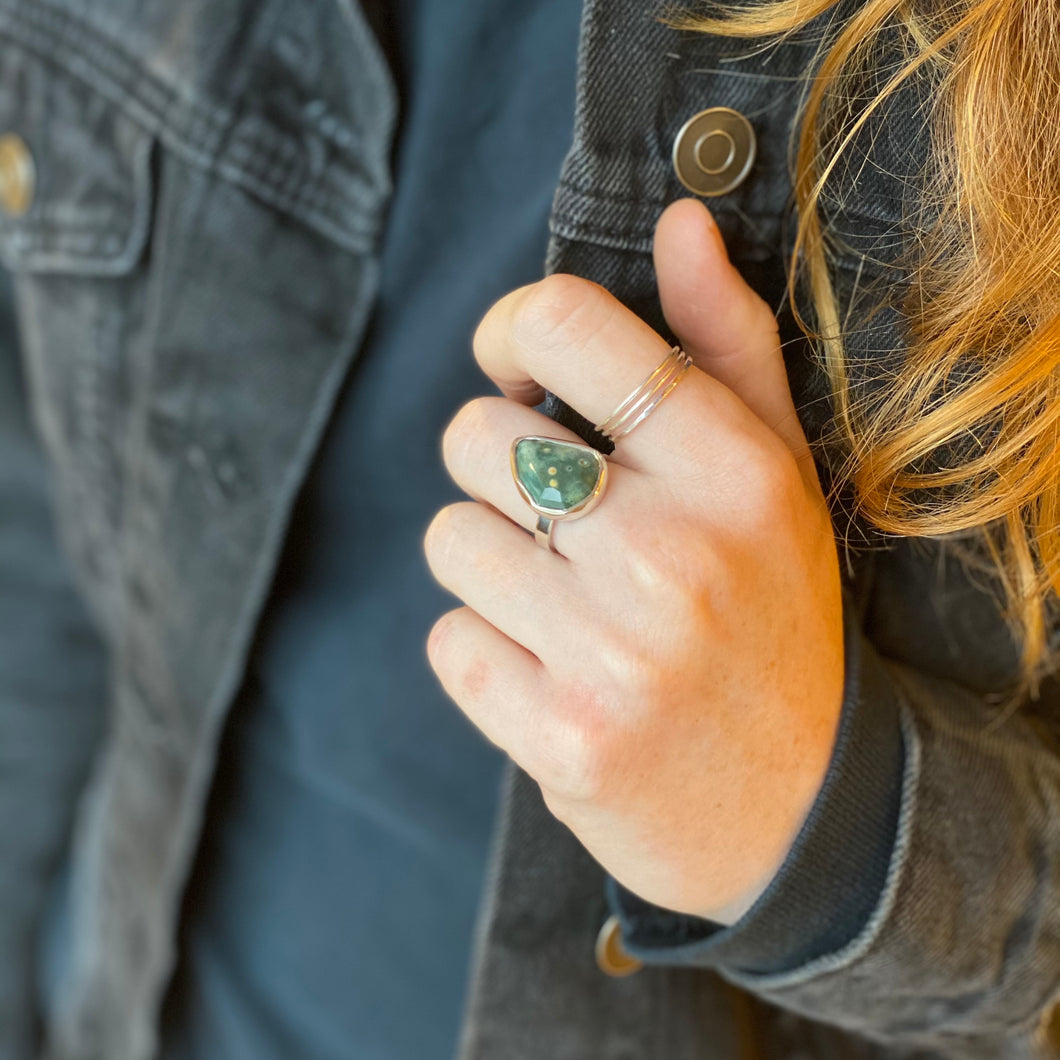 Ocean jasper ring on sale